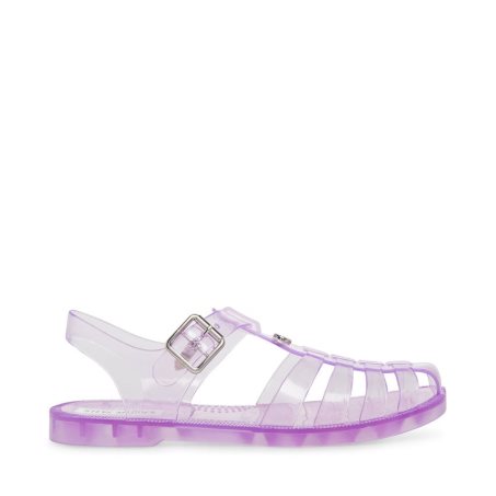 Purple Steve Madden Bryn Women's Flat Sandals | PH 3581GVQ